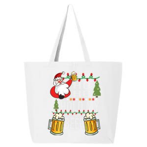 Ho Ho Hold My Beer Ugly Christmas Funny Saying Xmas Great Gift 25L Jumbo Tote