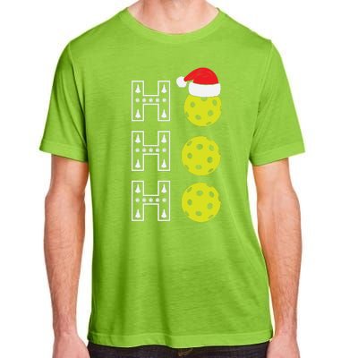 Ho Ho Ho Pickleball Christmas Santa Hat Holiday Adult ChromaSoft Performance T-Shirt