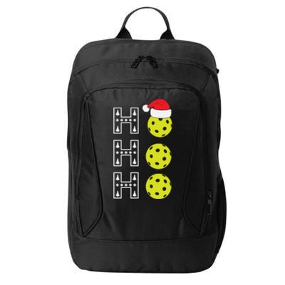 Ho Ho Ho Pickleball Christmas Santa Hat Holiday City Backpack