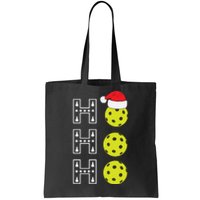 Ho Ho Ho Pickleball Christmas Santa Hat Holiday Tote Bag