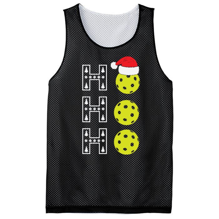 Ho Ho Ho Pickleball Christmas Santa Hat Holiday Mesh Reversible Basketball Jersey Tank