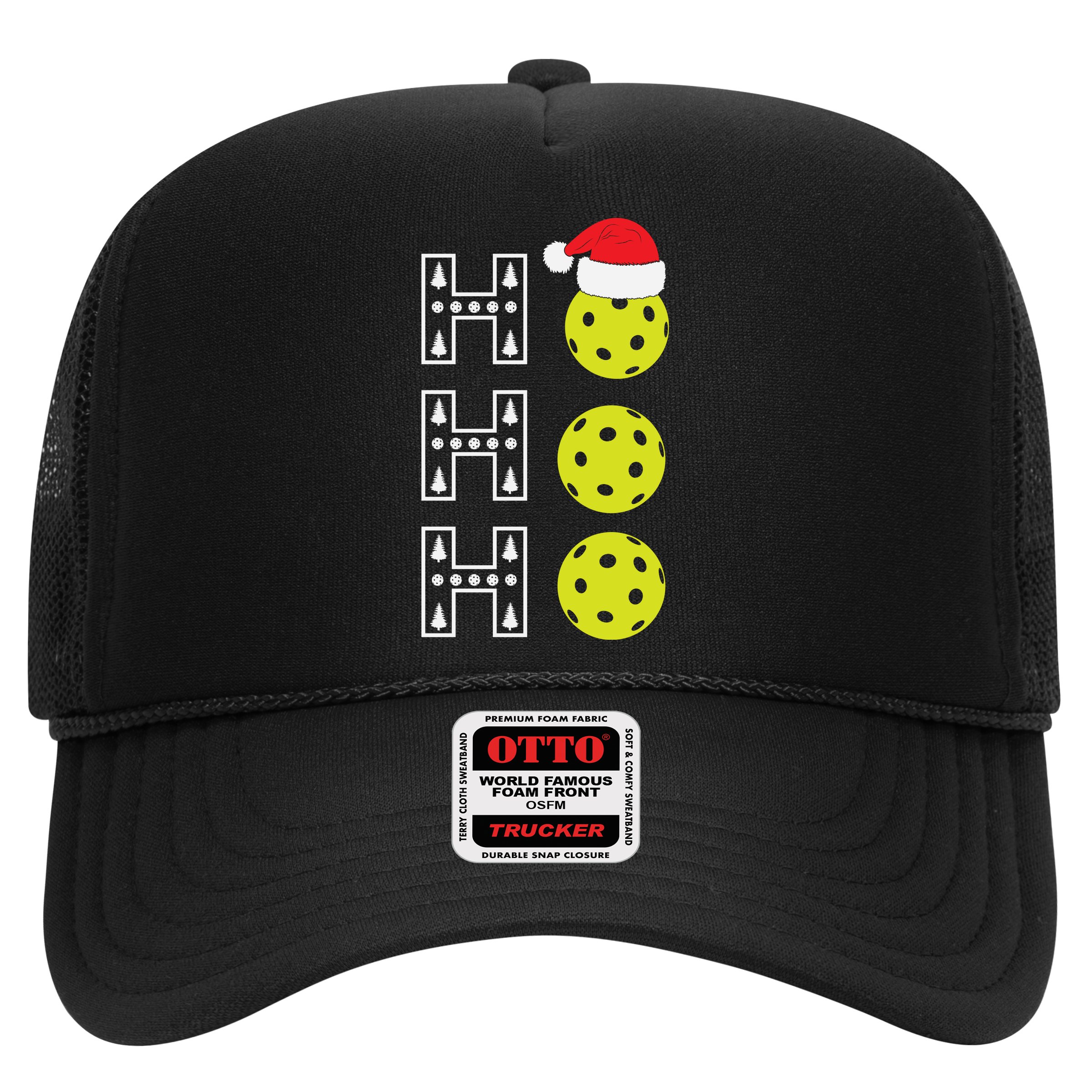 Ho Ho Ho Pickleball Christmas Santa Hat Holiday Hat