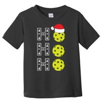 Ho Ho Ho Pickleball Christmas Santa Hat Holiday Toddler T-Shirt