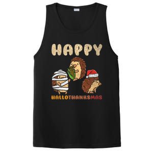 Happy Hallothanksmas Hedgehogs Christmas Gift PosiCharge Competitor Tank