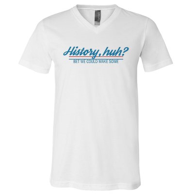 History Huh V-Neck T-Shirt