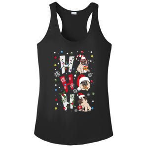 Hot Ho Ho Dogs Merry Christmas Funny Gift Ladies PosiCharge Competitor Racerback Tank