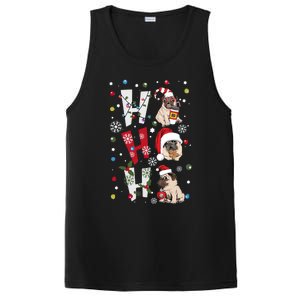 Hot Ho Ho Dogs Merry Christmas Funny Gift PosiCharge Competitor Tank