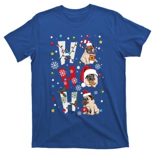 Hot Ho Ho Dogs Merry Christmas Funny Gift T-Shirt