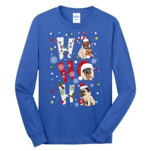 Hot Ho Ho Dogs Merry Christmas Funny Gift Tall Long Sleeve T-Shirt