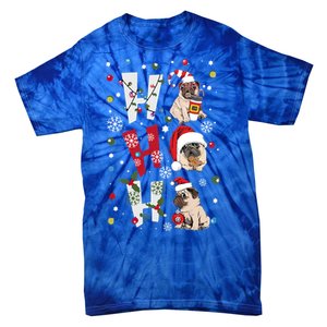 Hot Ho Ho Dogs Merry Christmas Funny Gift Tie-Dye T-Shirt