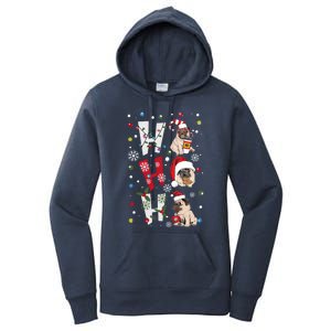 Hot Ho Ho Dogs Merry Christmas Funny Gift Women's Pullover Hoodie