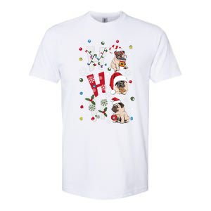 Hot Ho Ho Dogs Merry Christmas Funny Gift Softstyle CVC T-Shirt