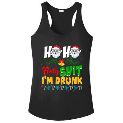 Ho Ho Holy Shit I'm Drunk Christmas Funny Xmas Ing Gift Ladies PosiCharge Competitor Racerback Tank