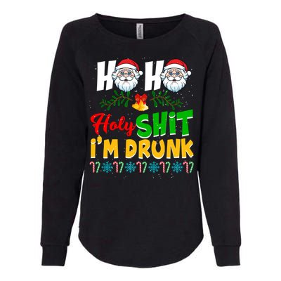 Ho Ho Holy Shit I'm Drunk Christmas Funny Xmas Ing Gift Womens California Wash Sweatshirt