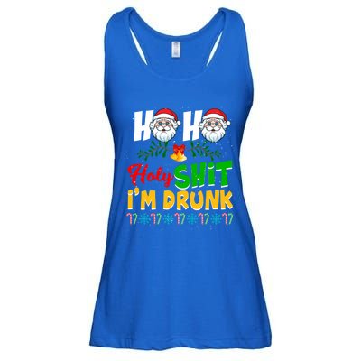 Ho Ho Holy Shit I'm Drunk Christmas Funny Xmas Ing Gift Ladies Essential Flowy Tank