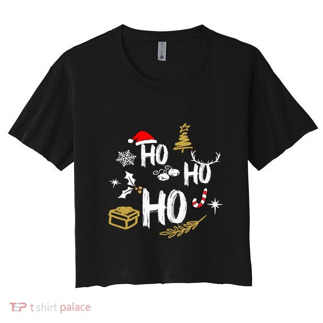Ho Ho Ho Santa | Merry Christmas Crop Top