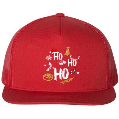 Ho Ho Ho Santa | Merry Christmas Flatbill Hat