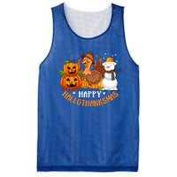 Happy Hallothanksmas Halloween Thanksgiving Christmas Day Gift Mesh Reversible Basketball Jersey Tank