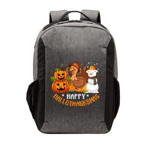 Happy Hallothanksmas Halloween Thanksgiving Christmas Day Gift Vector Backpack