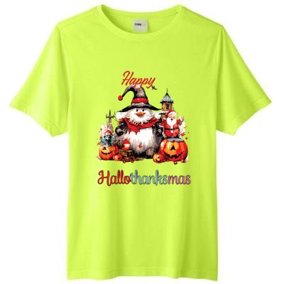 Happy Hallothanksmas Tall Fusion ChromaSoft Performance T-Shirt