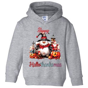 Happy Hallothanksmas Toddler Hoodie