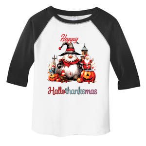 Happy Hallothanksmas Toddler Fine Jersey T-Shirt