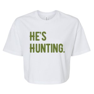 HeS Hunting Bella+Canvas Jersey Crop Tee