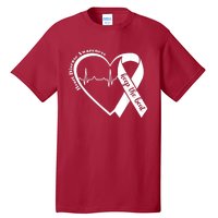 Heart Health Heart Disease Awareness Heartbeat Chd Wear Red Tall T-Shirt