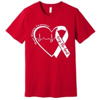 Heart Health Heart Disease Awareness Heartbeat Chd Wear Red Premium T-Shirt