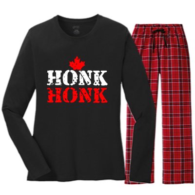 Honk Honk Women's Long Sleeve Flannel Pajama Set 