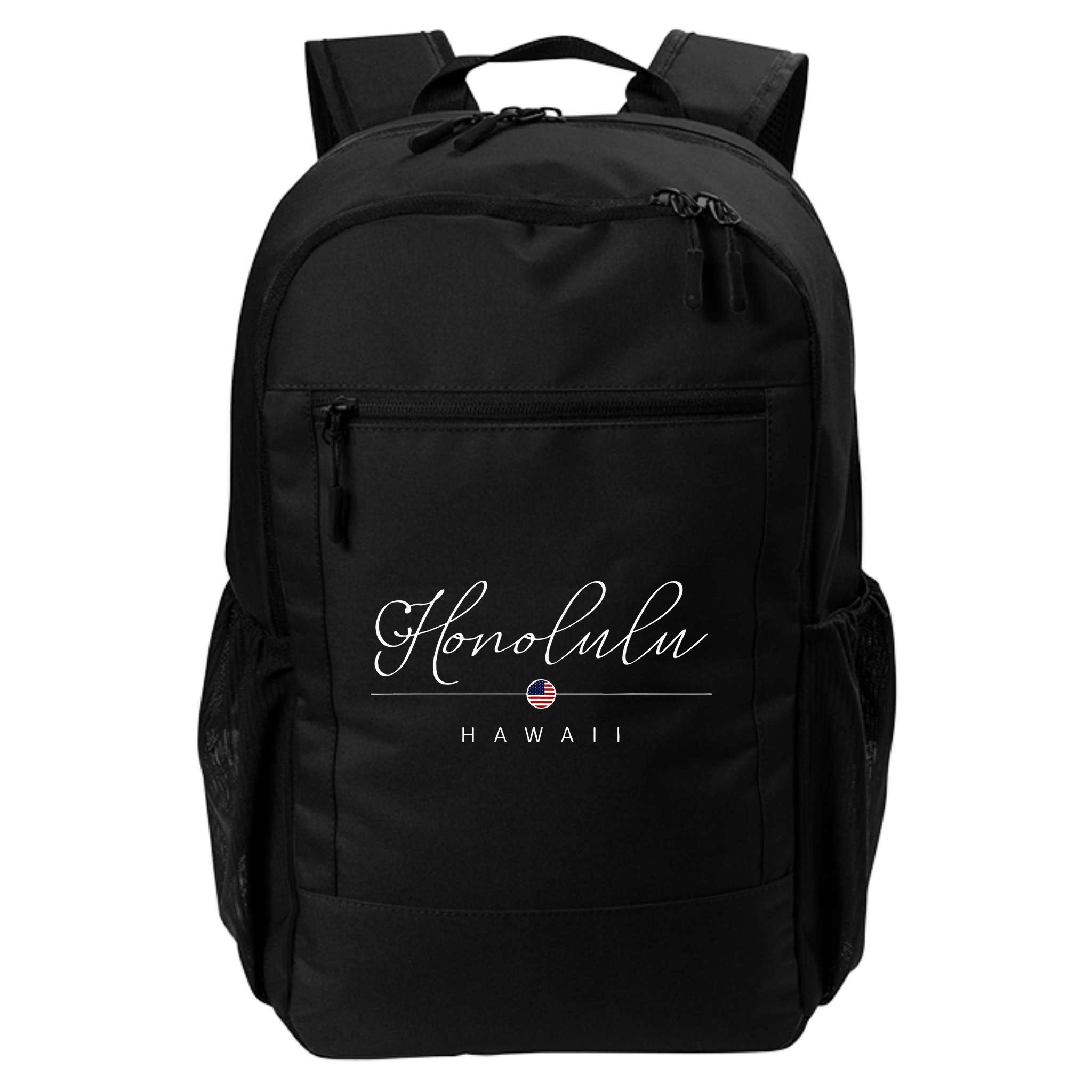Honolulu Hawaii HI On Honolulu Backpack