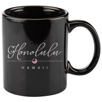 Honolulu Hawaii HI On Honolulu 11oz C Handle Ceramic Mug