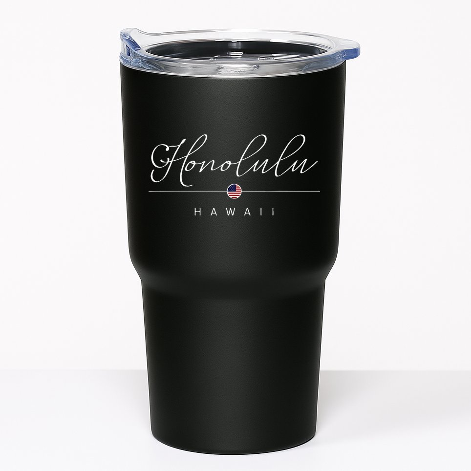 Honolulu Hawaii HI On Honolulu Tumbler