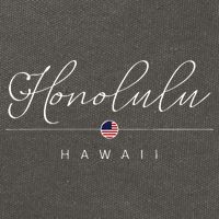 Honolulu Hawaii HI On Honolulu Cotton Canvas Backpack