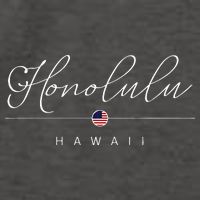 Honolulu Hawaii HI On Honolulu Vector Backpack