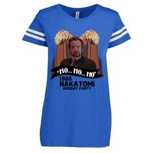 Ho Ho Ho Hans Gruber 1988 Nakatomi Holiday Party Christmas Enza Ladies Jersey Football T-Shirt