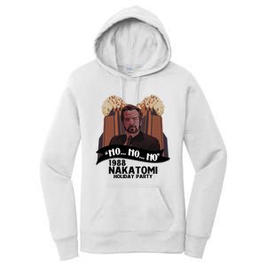 Ho Ho Ho Hans Gruber 1988 Nakatomi Holiday Party Christmas Women's Pullover Hoodie