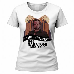 Ho Ho Ho Hans Gruber 1988 Nakatomi Holiday Party Christmas Women's T-Shirt