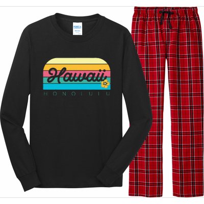 Honolulu Hawaii Long Sleeve Pajama Set