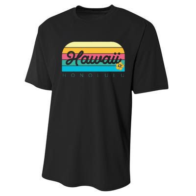 Honolulu Hawaii Performance Sprint T-Shirt