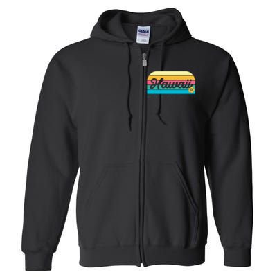 Honolulu Hawaii Full Zip Hoodie