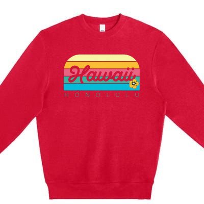 Honolulu Hawaii Premium Crewneck Sweatshirt