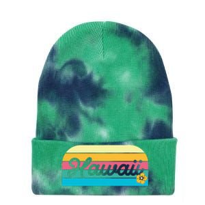 Honolulu Hawaii Tie Dye 12in Knit Beanie