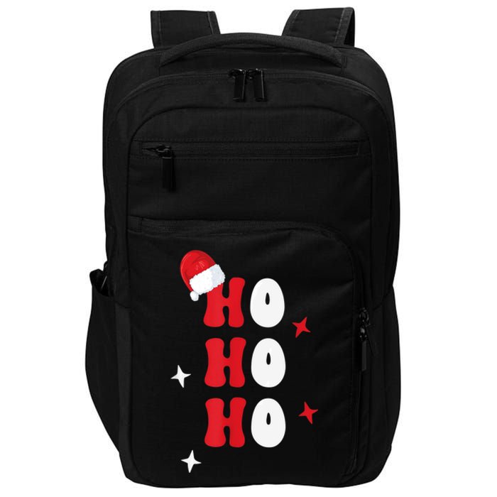 Ho Ho Ho Holiday Apparel, Hohoho Christmas Holiday Outfit Impact Tech Backpack