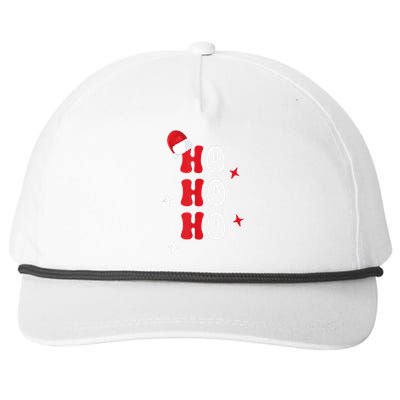 Ho Ho Ho Holiday Apparel, Hohoho Christmas Holiday Outfit Snapback Five-Panel Rope Hat