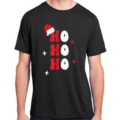 Ho Ho Ho Holiday Apparel, Hohoho Christmas Holiday Outfit Adult ChromaSoft Performance T-Shirt