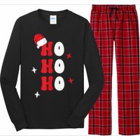 Ho Ho Ho Holiday Apparel, Hohoho Christmas Holiday Outfit Long Sleeve Pajama Set