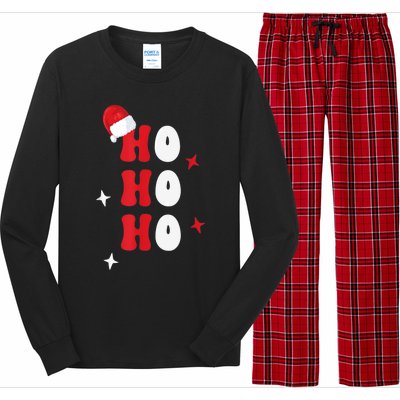 Ho Ho Ho Holiday Apparel, Hohoho Christmas Holiday Outfit Long Sleeve Pajama Set