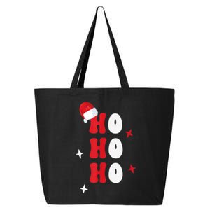 Ho Ho Ho Holiday Apparel, Hohoho Christmas Holiday Outfit 25L Jumbo Tote