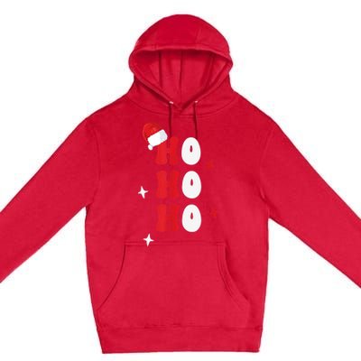 Ho Ho Ho Holiday Apparel, Hohoho Christmas Holiday Outfit Premium Pullover Hoodie